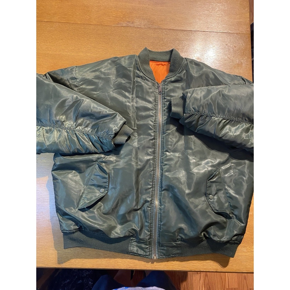 Vintage Northern Explosion Test Pilot Series Flight Jacket‎ F-14  2XL Reversible